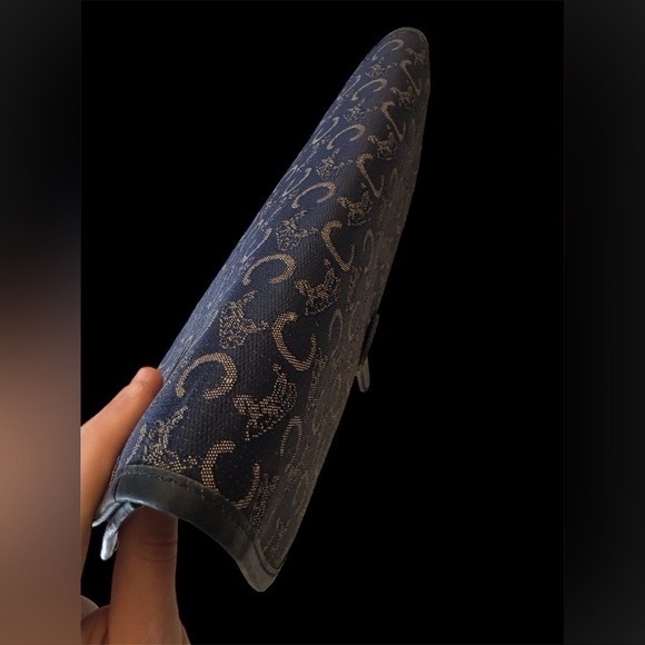 Vintage CELINE Macadam Canvas Clutch 7"x10" - Picture 2 of 8